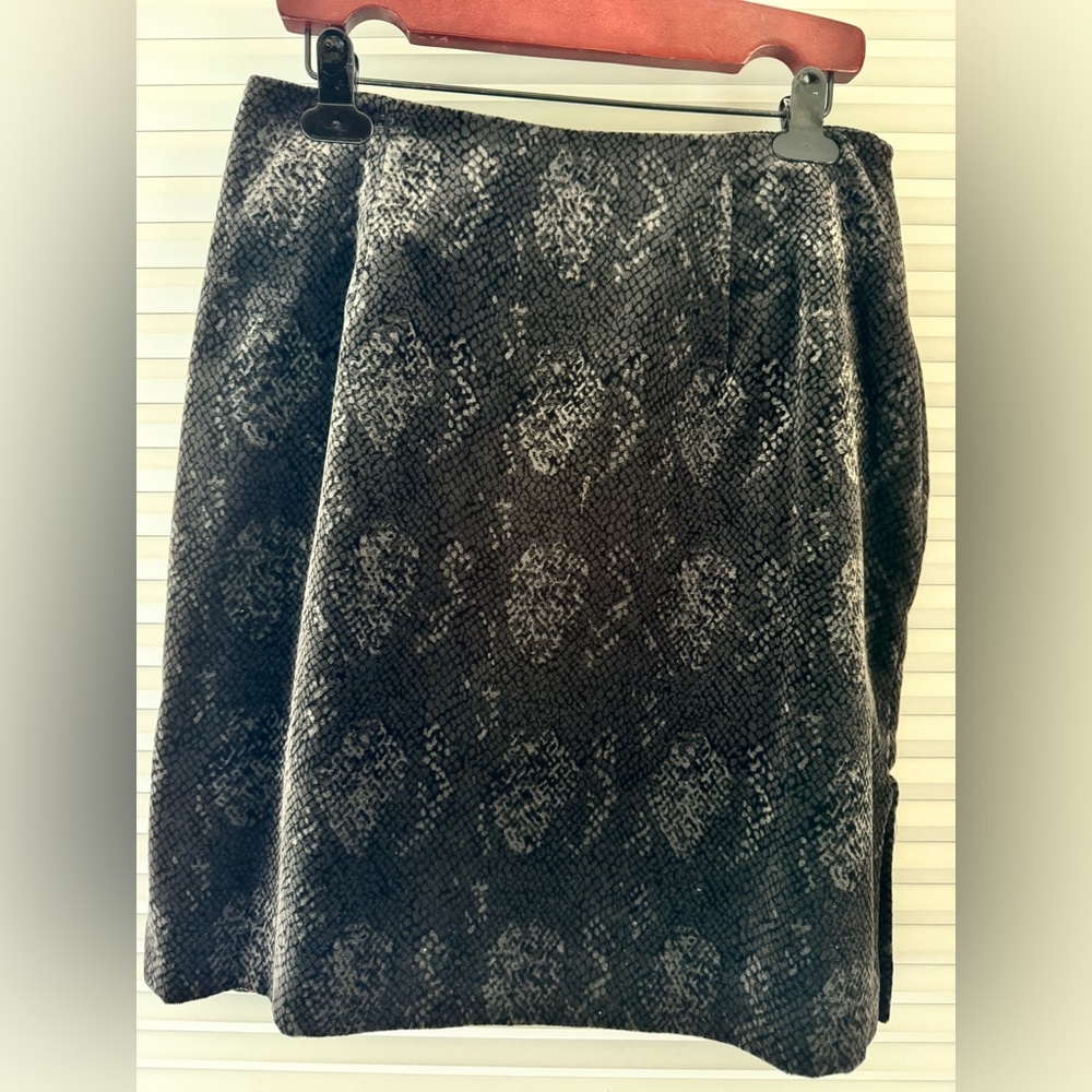 B.A.D. Body Action Design by Jeffrey Halper. Cotton velvet skirt.
